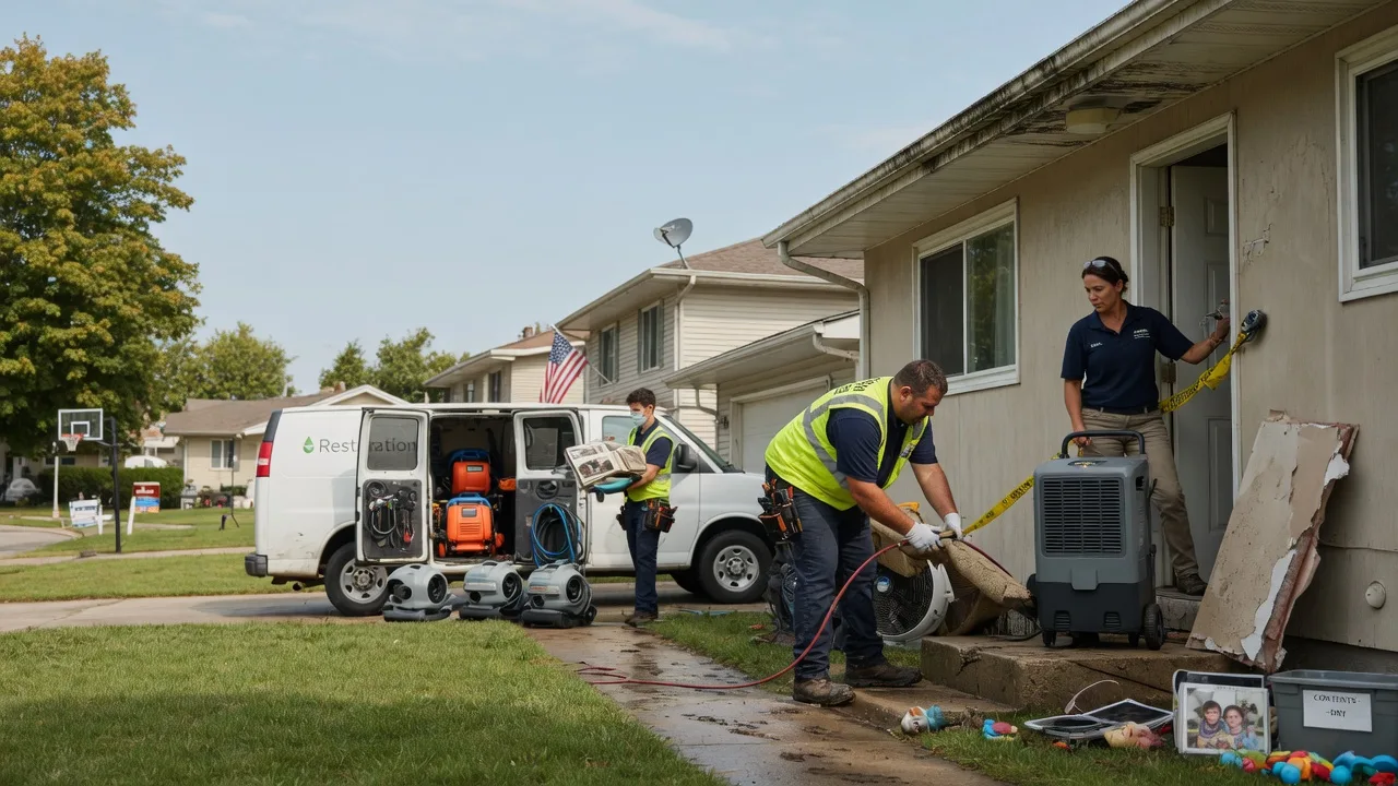 Water Damage Restoration in Palos Hills, IL near me